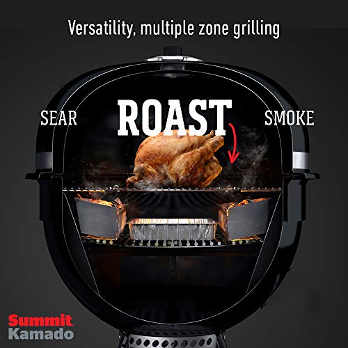Weber Summit Kamado E6 Charcoal Grill Black