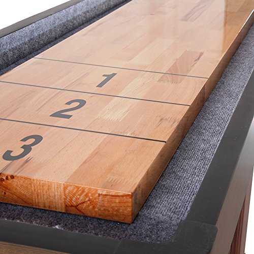Hathaway Challenger Shuffleboard Table Walnut Finish