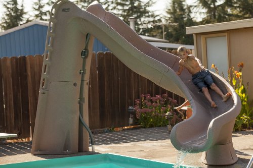 S.R. Smith TurboTwister Left Curve Pool Slide Sandstone