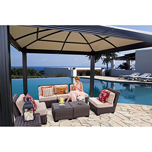 Paragon Outdoor Premium 12' x 12' Cambridge Hard Top Gazebo Aspen