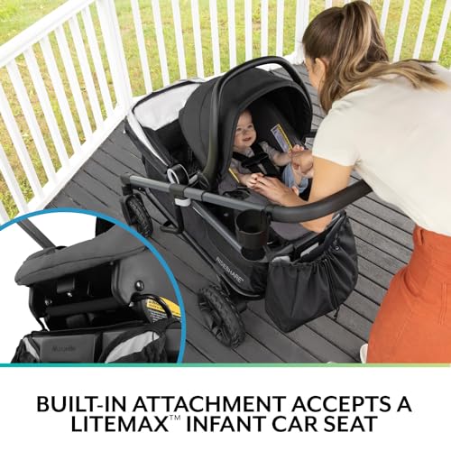 Evenflo Shyft Rideshare All-Terrain Stroller Wagon Electric Blue