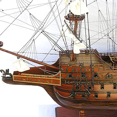 Old Modern Handicrafts HMS Sovereign of The Seas XL Model with Display Case Multicolor