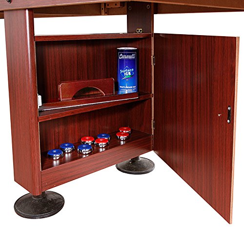 Hathaway Challenger Shuffleboard Table Dark Cherry Finish