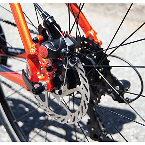 Tommaso Forza Shimano Tourney Hybrid Disc Brake Fitness Bike Orange - Extra Large