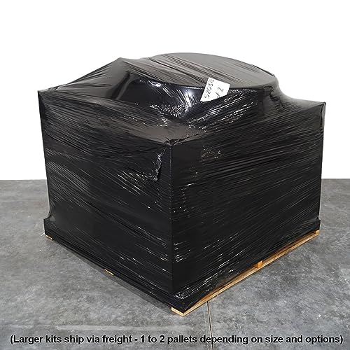 HALF OFF PONDS PondBuilder Elite 6100 Complete Water Garden and Pond Kit with EPDM Liner Black