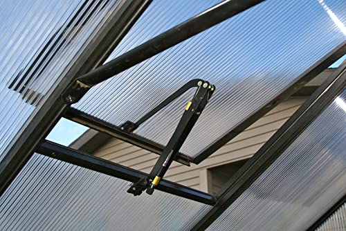 Monticello 8' x 8' Greenhouse Black