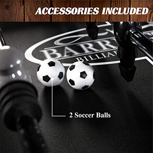 Barrington Billiards 56" Allendale Collection Foosball Table Dark Wood Brown/Black