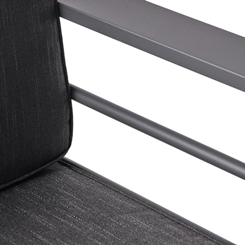 Christopher Knight Home Cape Coral Outdoor 5 Piece Conversation Set with Water Resistant Cushions Dark Gray + Gray