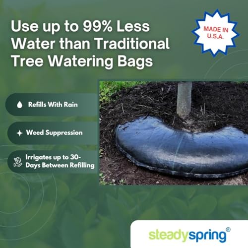 SteadySpring Smart Tree Watering Mat with Auto Refills for 20-Inch Root Ball