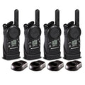 Motorola Solutions 4-Pack CLS1410 UHF 1W 4-Channel 2-Way Radio Black