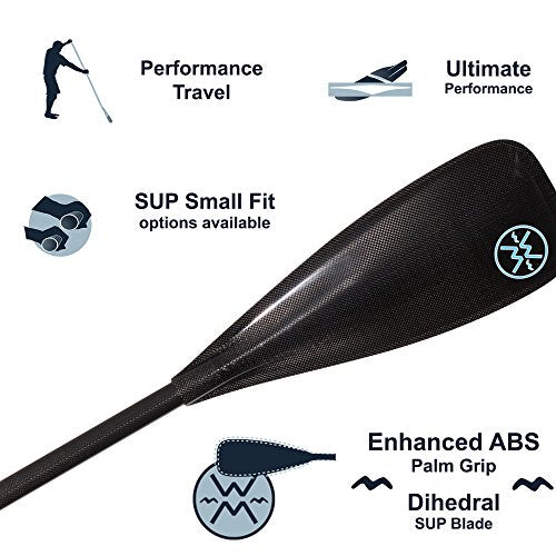 Werner Paddles Trance 85 Adjustable Carbon Stand-Up Paddle 70-86in SM
