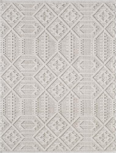 NEW HOME Prestige Tamed Southwest Textured Indoor/Outdoor Area Rug Taupe