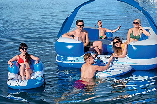 Bestway CoolerZ Tropical Breeze III Inflatable Floating Island Blue
