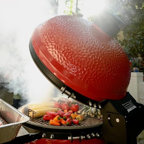 Kamado Joe Big Joe Series II 24-Inch Ceramic Charcoal Grill and Smoker Blaze Red