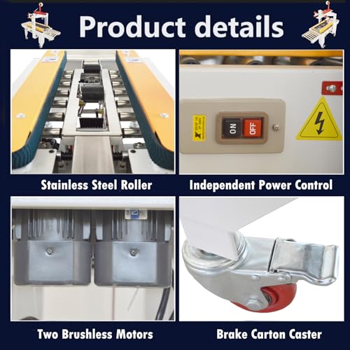 INTSUPERMAI Auto Case Sealer Machine 110V