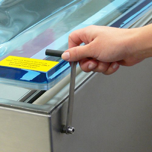 JORESTECH Vacuum Chamber Packaging Machine Floor Model with Two 20" Seal Bars Silver