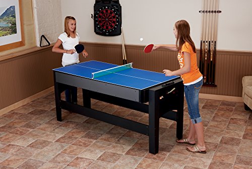 Fat Cat by GLD PRODUCTS Original 3-in-1 6-Foot Flip Game Table Black