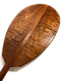 Tikimaster Premium Black Walnut Tiger Curls Outrigger Paddle 60