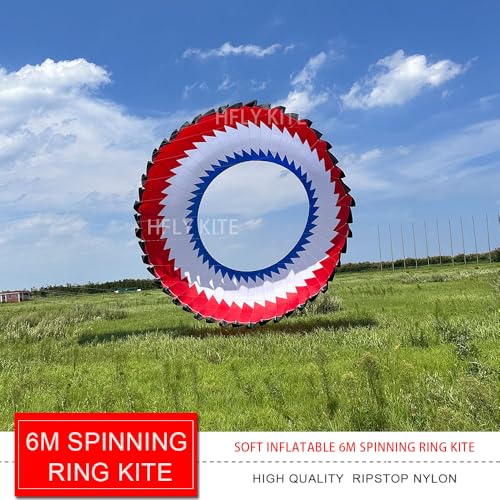 Yingfeida HFLY Giant 6m Inflatable Spinning Ring Kite Colorful