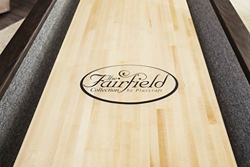 Playcraft Brazos River 14' Weathered Black Pro-Style Shuffleboard Table Black