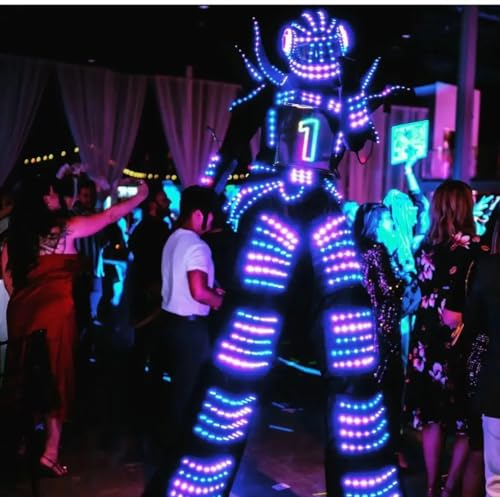 Earthradius Pixels RGB Luminous LED Robot Suit Multicolored (Medium)