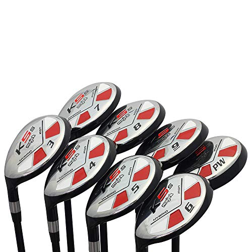 Majek Left Handed Senior Ladies Golf Clubs All True Hybrid Complete Set Black