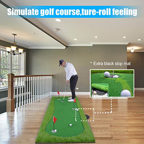 BOBURN Golf Putting Green Mat 3.3x10ft