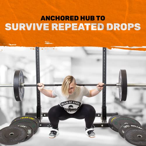 Bells of Steel Dead Bounce Conflict Bumper Plates - Commercial and Home Gym - 260 lb Olympic Weight Set