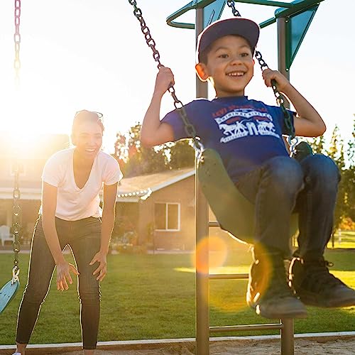 Lifetime Big Stuff Deluxe Swing Set Playset Earthtone