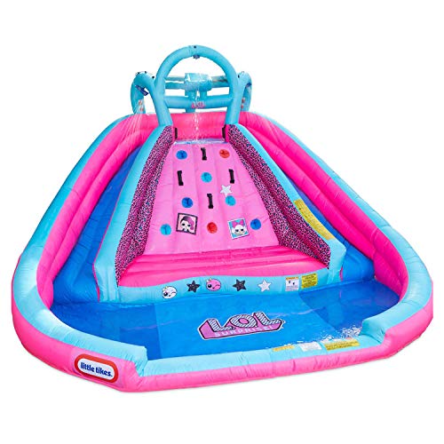 Little Tikes L.O.L. Surprise Inflatable River Race Water Slide with Blower Multicolored