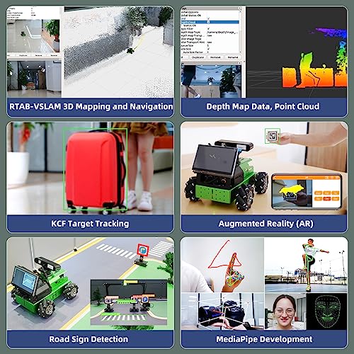 HIWONDER Jetson Nano Voice Recognition Robot Car with SLAM Mapping Advanced Kit