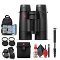 Leica 7x42 Ultravid HD-Plus Binoculars Blue with Backpack, Monopod, Cleaning Set, Cap Keepers, Neck Strap
