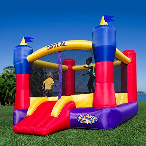 Blast Zone Magic Castle XL10 Inflatable Bouncer with Blower Red/Yellow
