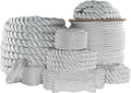 SGT KNOTS Twisted Nylon Rope Heavy Duty Utility Cord 1.5" x 600ft White