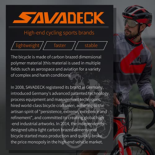 SAVADECK Carbon Disc Road Bike Black