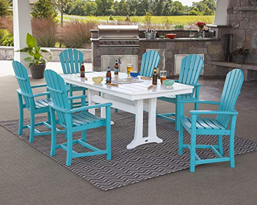 Polywood Palm Coast Dining Set Slate Grey