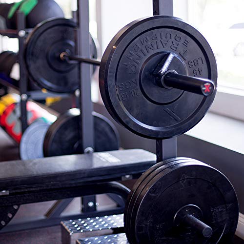 X Training Equipment Premium Black Bumper Plate Set: 230lb
