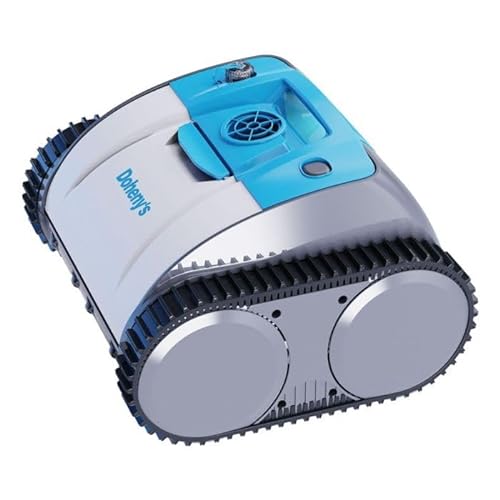Doheny's Pool ProDrive Free Plus Rechargeable Inground Robotic Cord-Free Automatic Swimming Pool Cleaner Blue / White