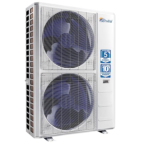 Senville 3 Ton Central AC Heat Pump Outdoor Unit 36,000 BTU Gray