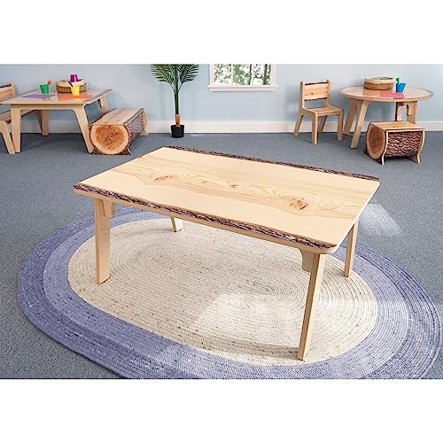 Whitney Brothers Nature View Live Edge Rectangle Table Multi Color
