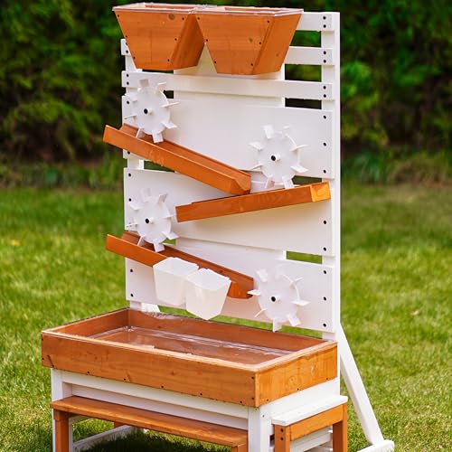Avenlur Wooden Water Table for Kids 3+ - Large Indoor/Outdoor Play