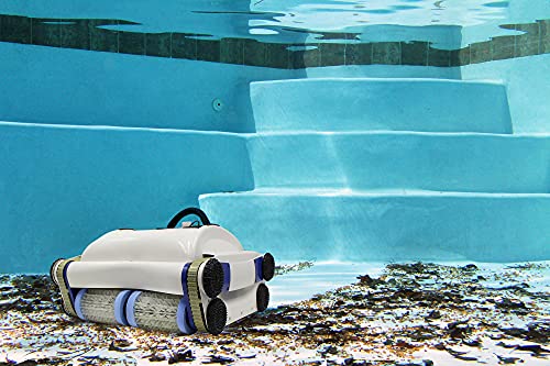 POOL BLASTER CX-1 Cordless Robotic Pool Cleaner White