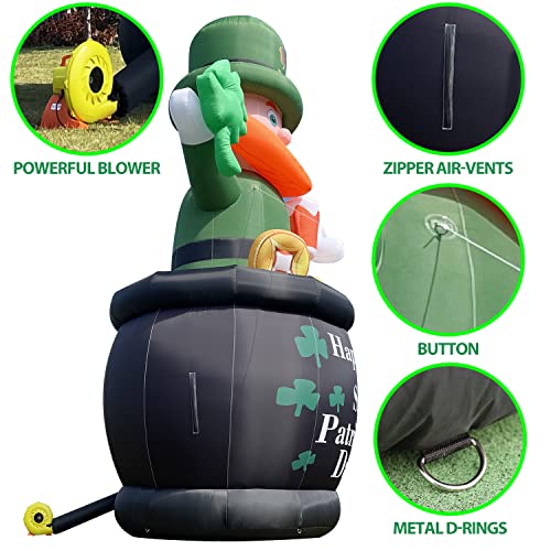 OZIS 26FT St. Patrick's Day Inflatable Leprechaun Outdoor Decoration