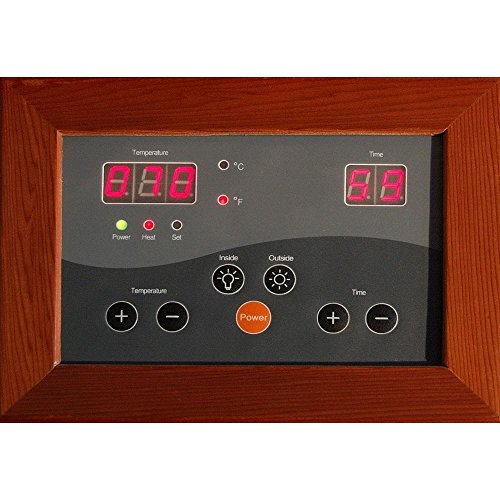 Blue Wave HeatWave SA1318 Klondike 4 Person Cedar Infrared Sauna Bronze