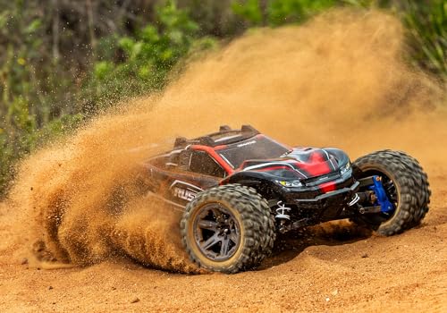 Traxxas RUSTLER 4X4 BL-2S Blue or Red