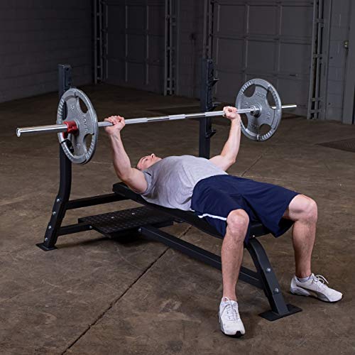 Body-Solid Pro Clubline SOFB250 Flat Olympic Bench Black