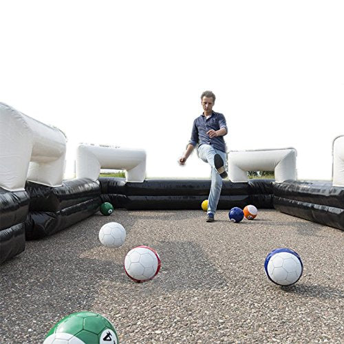 TECHTONGDA Inflatable Snooker Ball Foot Pool Table Game