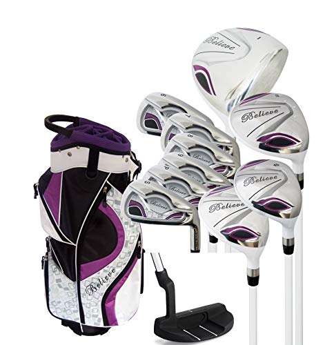 Believe Ladies Complete Golf Set Purple