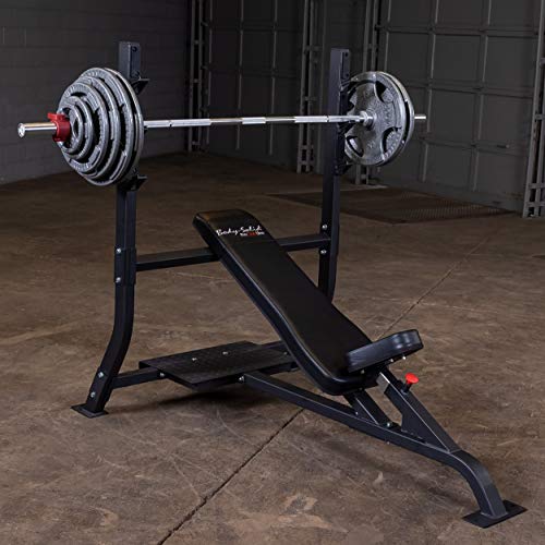 Body-Solid Pro Clubline SOIB250 Olympic Incline Bench Black