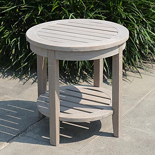 Cambridge Casual Superior Indonesian Arie Rocking Chair Chat Set Weathered Gray